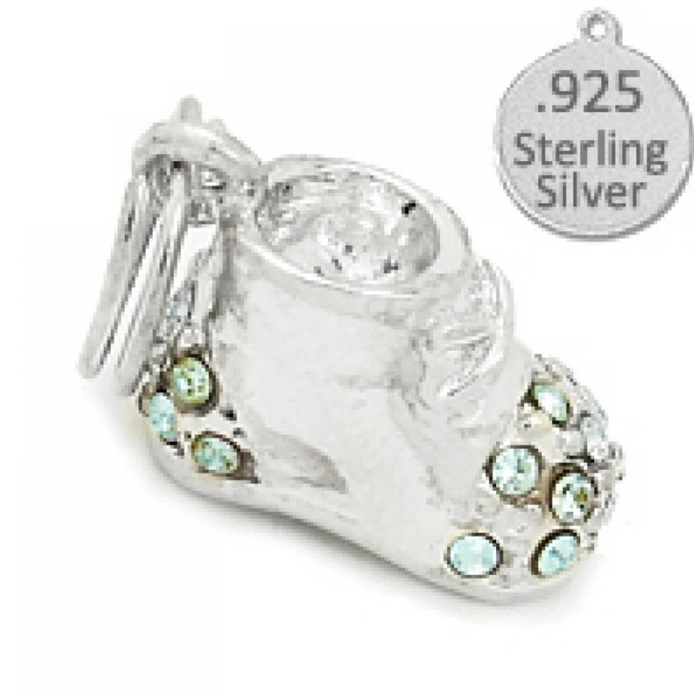 Sterling Silver Blue Boy charm is 925 Sterling NEW